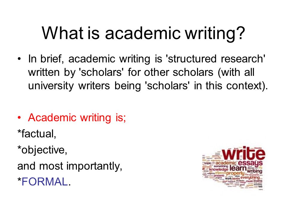 What Is Academic Writing Style