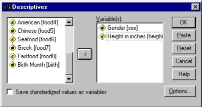 Descriptive data analysis