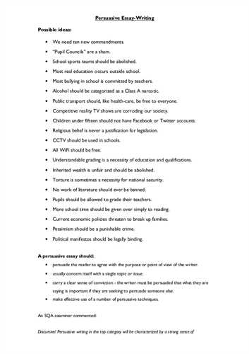 Easy topics to write about for essay