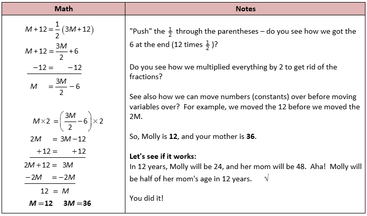 math problems algebra