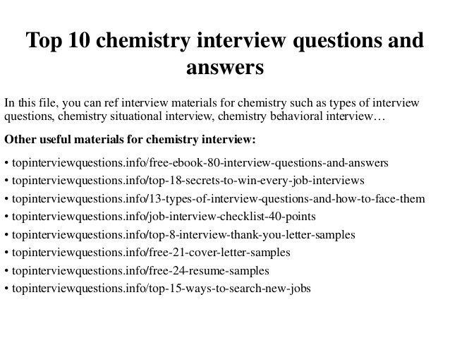 High school chemistry multiple choice questions