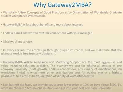 Mba essay writing service