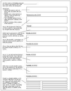 Technical proposal writing